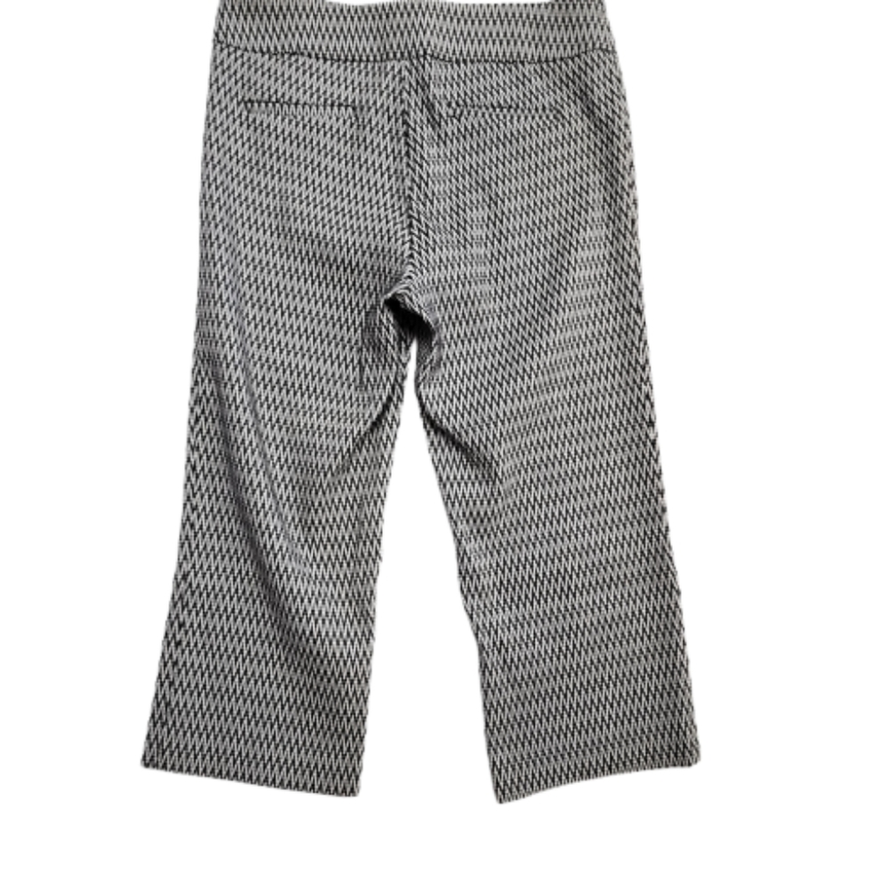 Soho Retro Zigzag Boho Short Capri Cropped Stretch Pants ♥️